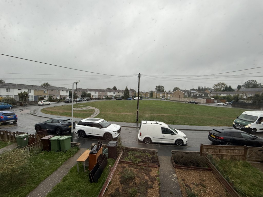 Lot: 159 - HOUSE IN NEED OF IMPROVEMENT - View from Bedroom 1 in House in Need of Improvement